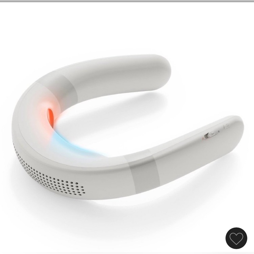 Cordless Portable Neckwear Cooler or Heater Fan